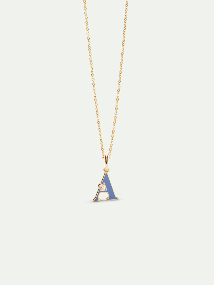 Letter A Pendant Necklace