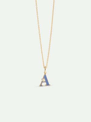 Letter A Pendant Necklace