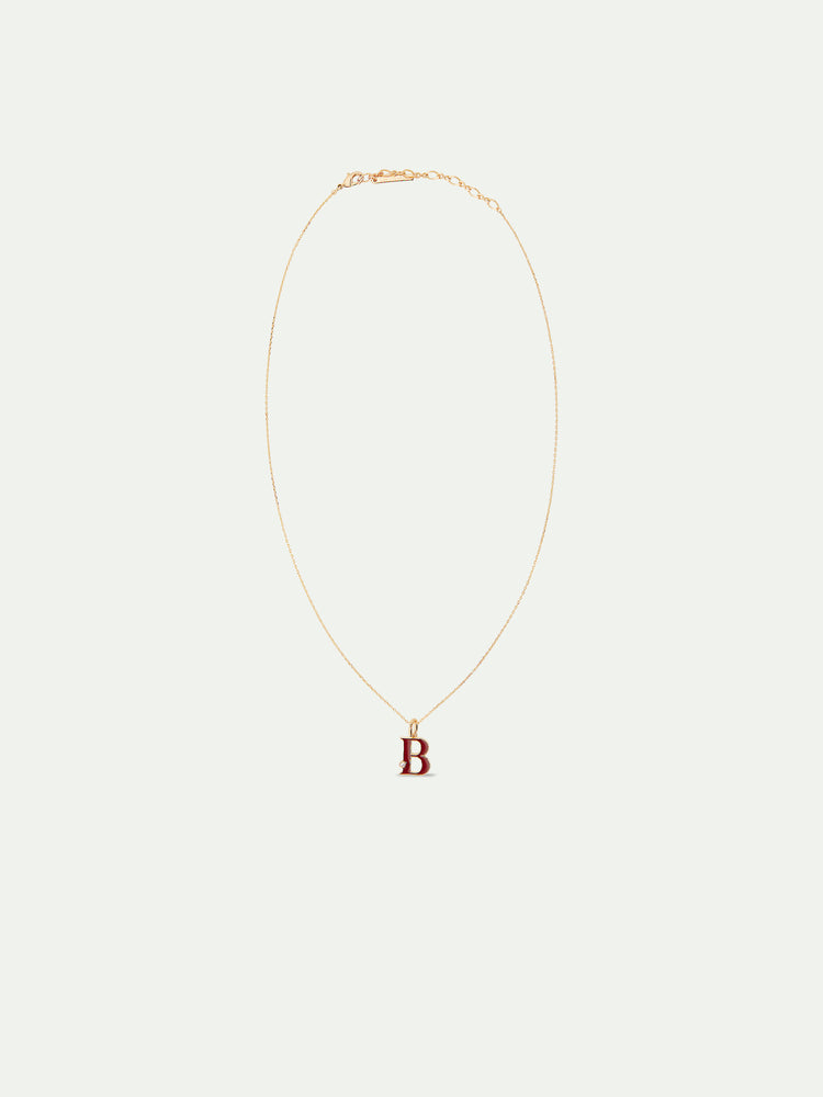 Letter B Pendant Necklace