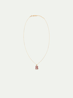 Letter B Pendant Necklace