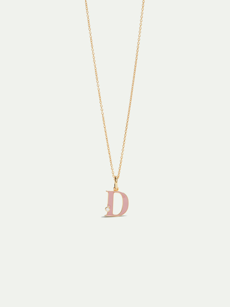 Letter D Pendant Necklace