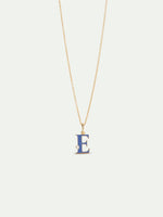 Letter E Pendant Necklace