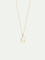 Letter G Pendant Necklace