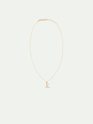 Letter K Pendant Necklace