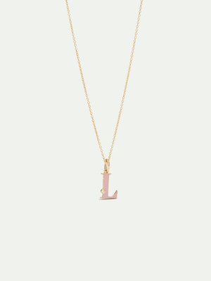 Letter L Pendant Necklace