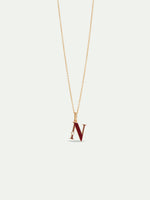 Letter N Pendant Necklace