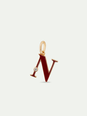 Letter N Pendant Necklace