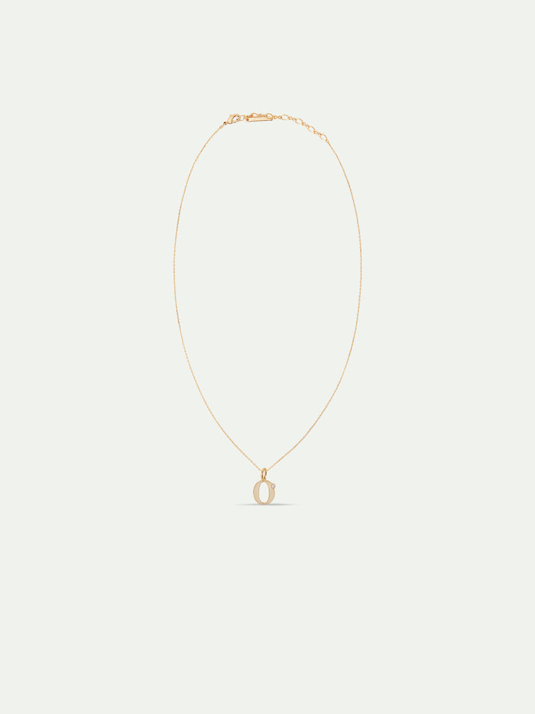 Letter O Pendant Necklace