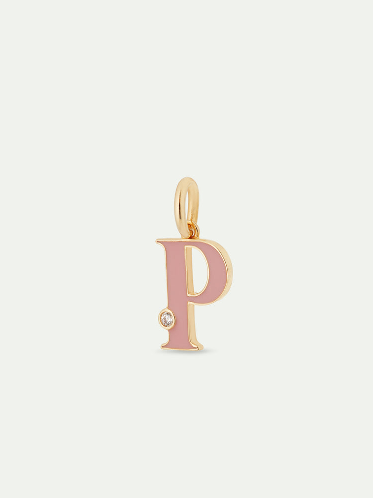 Letter P Pendant Necklace