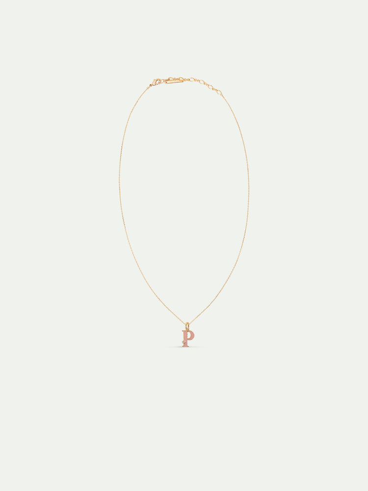 Letter P Pendant Necklace