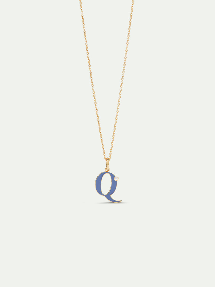 Letter Q Pendant Necklace