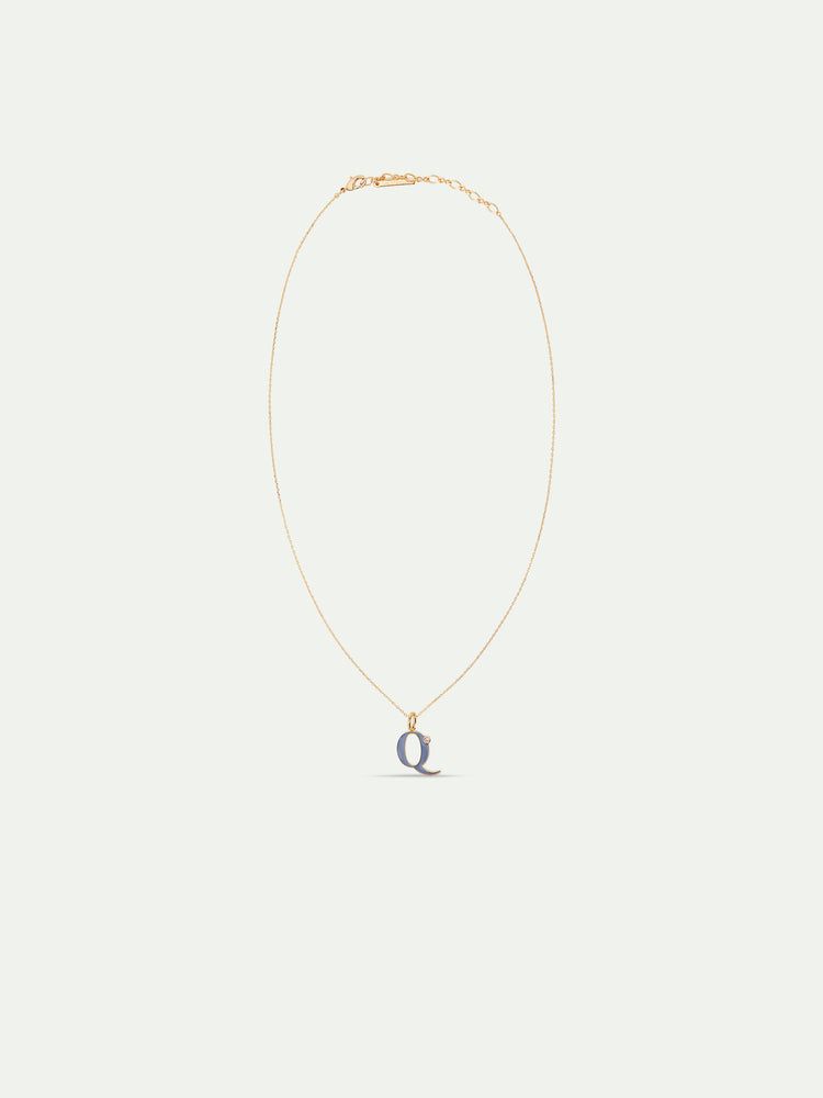 Letter Q Pendant Necklace