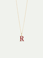 Letter R Pendant Necklace