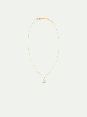 Letter S Pendant Necklace