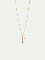 Letter T Pendant Necklace