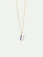 Letter U Pendant Necklace