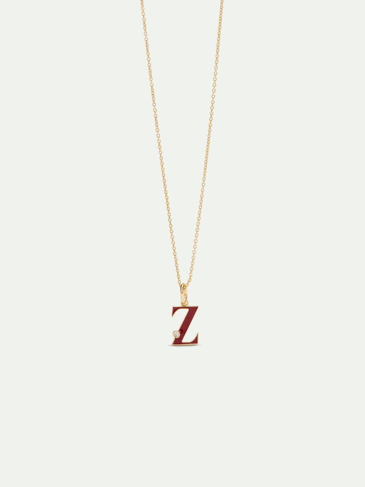 Letter Z Pendant Necklace