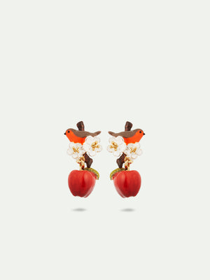 Robin and Apple Post Earrings