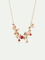 Apple, Robin and Apple Blossom Statement Necklace