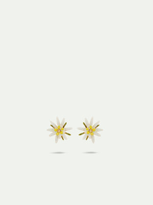 Les Néréides Loves Animals - Edelweiss Flower Post Earrings