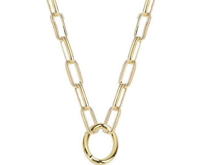 Rectangle Link Necklace Chain