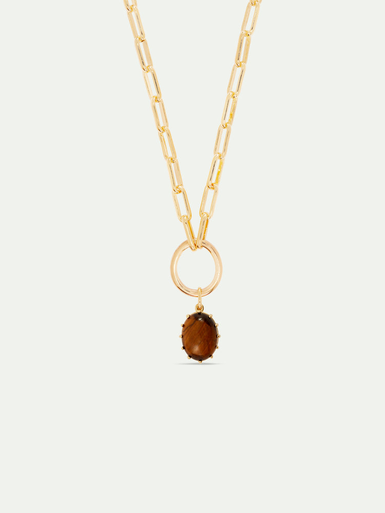 Tiger Eye Stone Pendant