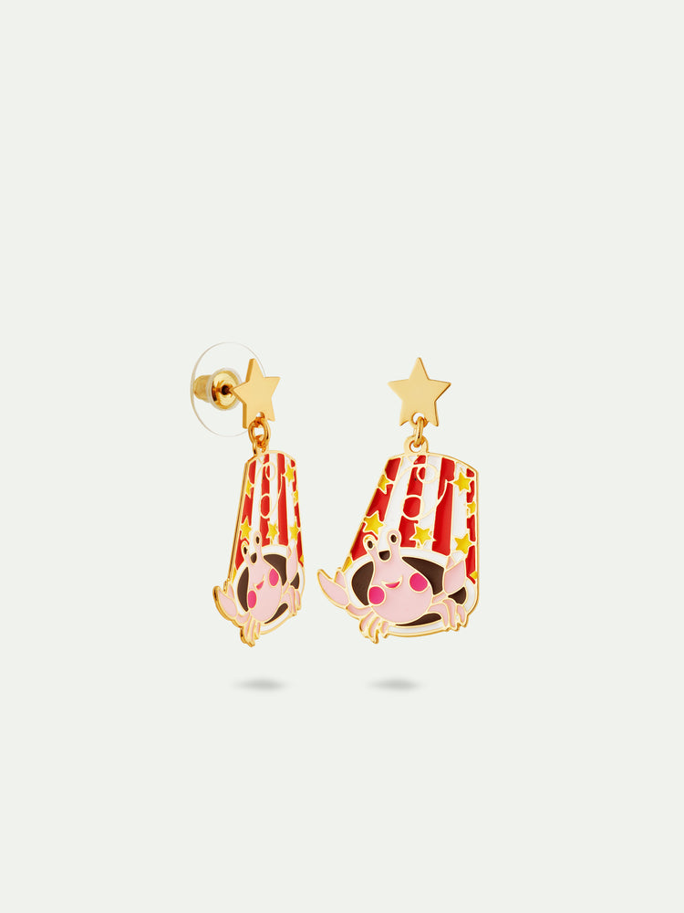 N2 Cancer Astrological Sign Post Earrings