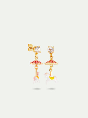 N2 Carousel Horse Post Earrings