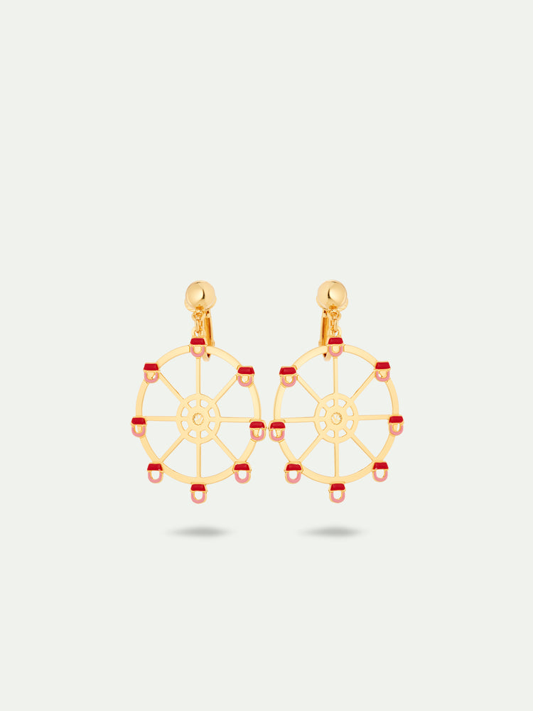 N2 Ferris Wheel Clip-On Earrings