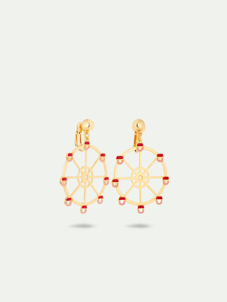 N2 Ferris Wheel Clip-On Earrings