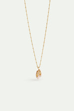 Pink Ballet Slipper Pendant Necklace