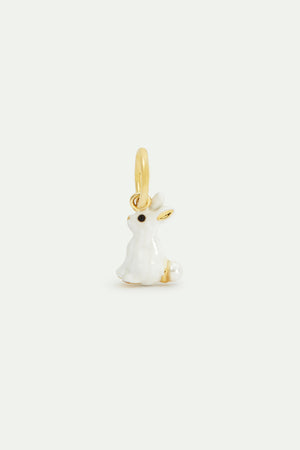 White Rabbit and Pearl Pendant - Clairvoyance and Comfort