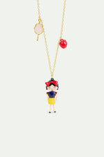 N2 Snow White, Apple and Mirror Pendant Necklace