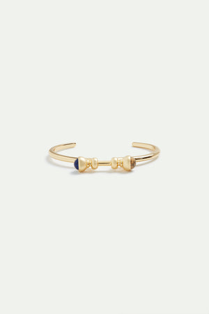 Golden Lapis Lazuli and Jasper Bracelet