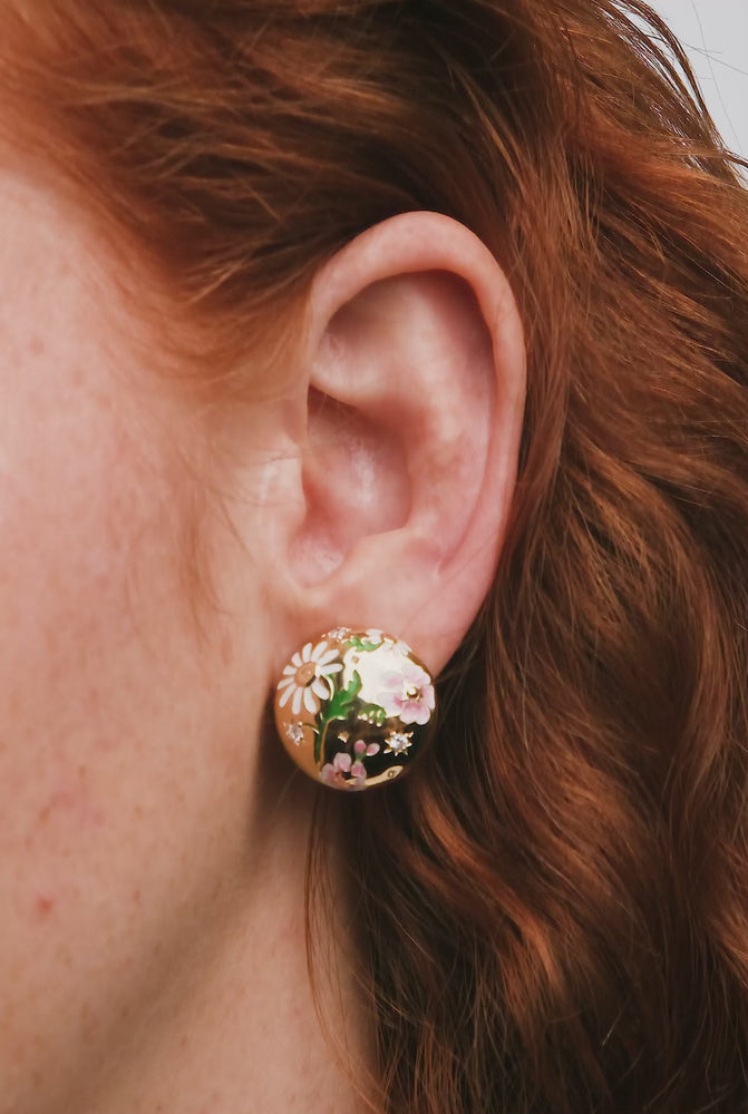 
            
                Load and play video in Gallery viewer, Daisy and Pansy Flower Post Earrings
            
        