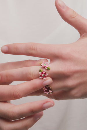 
            
                Load and play video in Gallery viewer, Passion Flower and Glass Flower Adjustable Ring
            
        