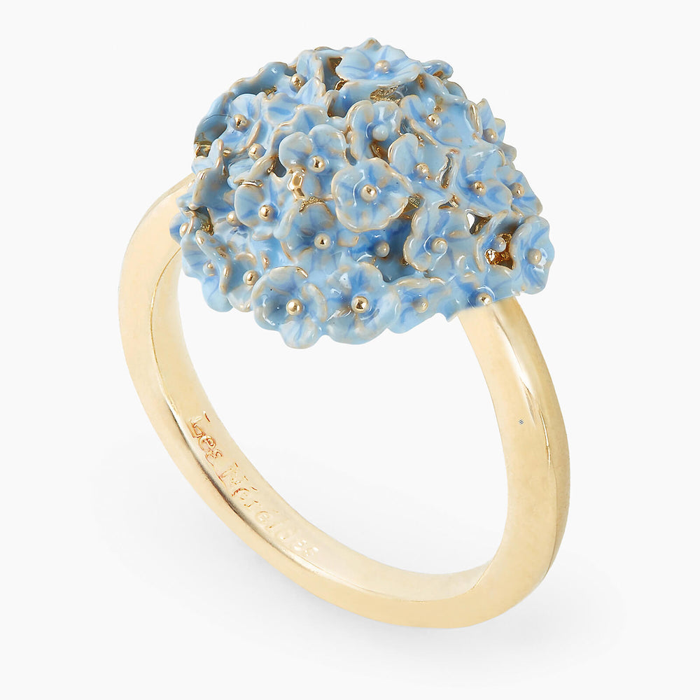 ✨USA EXCLUSIVE✨ Language Of Flowers Blue Hydrangea Adjustable Ring